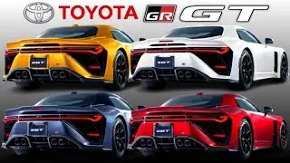 New 2026 Toyota GR GT - All Colors & Engine Sounds | Monster V8 Hybrid Supercar