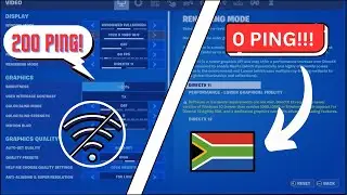 How To Play FORTNITE on 0 PING In South Africa! *kinda*