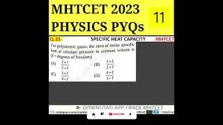 KTG & Radiation || MHTCET 2023 PYQs || Q.25 || PCM Shift | 12th Physics #mhtcet #mhtcetpyqs #hsc