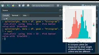 ggplot2 package in r | create a grouped histogram with qplot