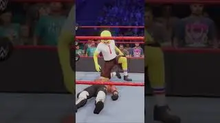 Spongebob vs AJ Styles #wwe #gameplay #shorts