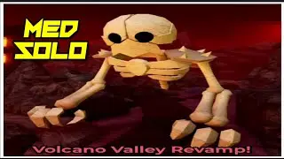 VOLCANO VALLEY REVAMP / UNEDITED / SOLO / Medium Mode Challenge / Roblox