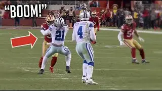 NFL Big Hits on Blockers