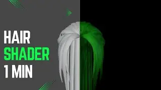Hair shader in blender