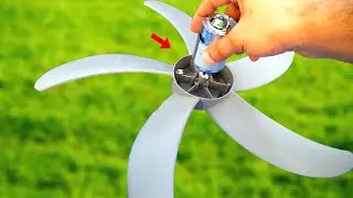 How To Make Grass Cutting Machine Using A Fan
