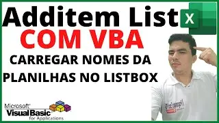 Carregar Nomes da Planilha No Listbox, Como capturar nomes da planilha e exibir em Listbox via VBA
