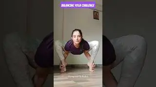 Yogic Squats #balancing #yogachallenge #youtubeshorts #shortsvideo #trending
