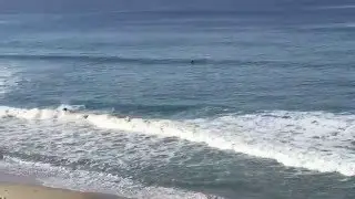 Watch 2 surfers barely avoid a head on collision