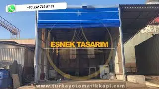 Pvc Branda Dar Seri Hangar Kapısı  - Türkay Otomatik Kapı