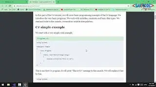 C# Programming - Comments and Escape Sequence in C# Part-2