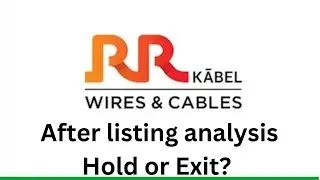 RR Kabel | After Listing Analysis | Hold or Exit? | Intraday trade