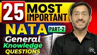 25 Most Important NATA (Part-2) General Knowledge Questions  |  @PrajapatSachin  | NATA 2025 Exam