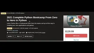 Download python best course 2022 to become zero to hero || 129$ course free | Top course