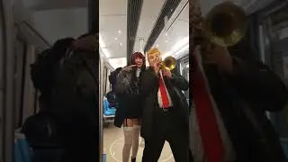 Trump Trumpets his Halloween horn
