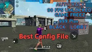 Free Fire New Best Config File | 100% working config file | 60 FPS unlocked |😲