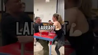 @patrinabrooks VS Devon Larratt 2024🔥#devonlarratt #armwrestling #training
