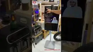 JCVision JCFlip Portable Rotating Display with Battery (Vertical or Horizontal)