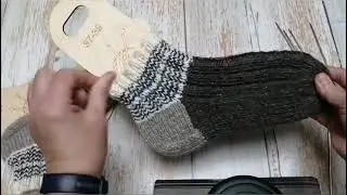№185 Опять носки 🧶 Неидеальная пара 🧶 Носки спицами женские,  