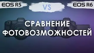 Canon EOS R5 и R6. Сравнение фотовозможностей - общее и различия
