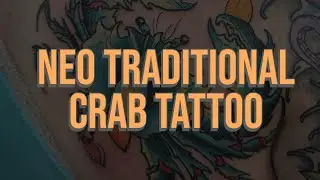 NEO TRADITIONAL CRAB TATTOO - HOW TO -COREY LEWIS