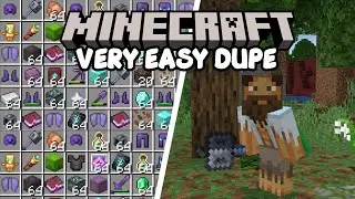 How To Do A Very Easy ANY ITEM Duplication Glitch On All Devices In Minecraft! (NEW DUPE)