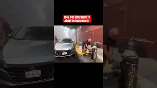 Firefighters Smash Car Windows😳 #shortvideo #shorts
