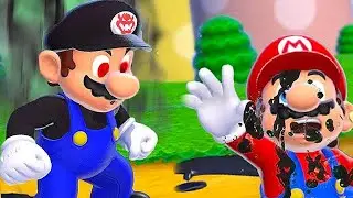Super Mario 3D World + Bowser's Fury - Evil Mario Vs. Mario Race (HD)