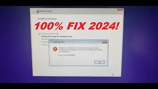 100% FIX (0xC0000005 ERROR) DURING NEW WINDOWS INSTALLATION | Easy DYI Tutorial 2024 Update