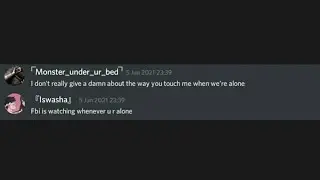 Discord lyrics prank (Ricky Montgomery- Line without a hook)