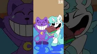 #Animation: CraftyCorn Helps CatNap Saves the Day! 😂#poppyplaytimechapter3 #smilingcritters #shorts