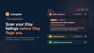 ListingSafe — Protect Your Etsy Shop from Trademark Violations