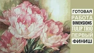 ГОТОВАЯ РАБОТА! Dimensions Tulip Trio (Трио тюльпанов)
