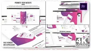 Premiere Pro Template: Dream Web Promo + Free Font
