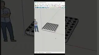 How to make mattress model in SketchUp  #homedesign #designer #sketchupvray