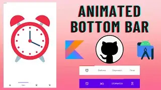 Bottom Navigation Bar (Animated) - Android Studio | Fragments | Kotlin | 2023