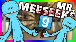 MR. MEESEEKS HIDE AND SEEK!? | Gmod Sandbox Minigame (Rick and Morty Mod)