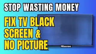 How to Fix Hisense TV Black Screen and No Picture issue | Best TV Repair Guide