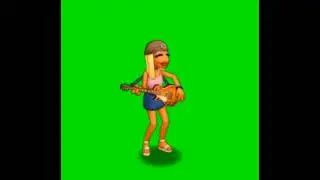 Janice Green Screen Idle || Shorestrand Island