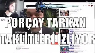 PORÇAY ÜNLÜLERDEN TARKAN TAKLİDİ İZLİYOR (BEYAZ) (ALİŞAN) (HALİL SÖYLETMEZ)