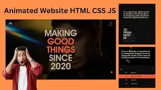 Can You Believe This Website? Stunning Animations with HTML, CSS & JavaScript!