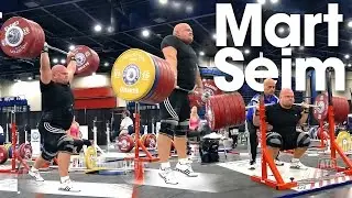Mart Seim Last Heavy Clean & Jerk Training before 2015 World Weightlifting Championships