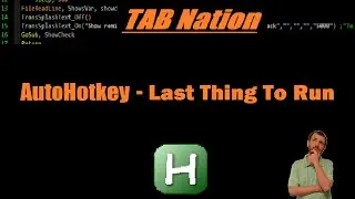 AutoHotkey - Find last Ran Line, Hotkey, and Variable. Great For Helping To Debug
