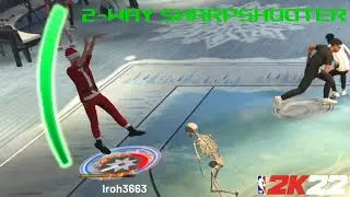 NBA 2K22: My 2-Way Sharpshooter is the BEST ISO build in NBA 2K22