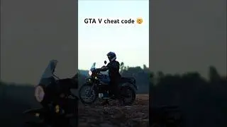 GTA V cheat code in real life 🤯 #himalayan411 #biker8 #royalenfield #himalayan450