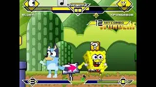 MUGEN: Bluey VS SpongeBob