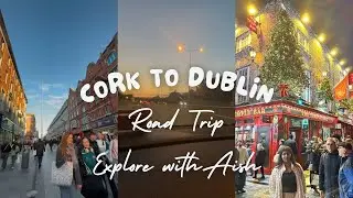 Cork to Dublin Road Trip || Dublin City view || Indian Street Food || Portal De Dublin || The Spire