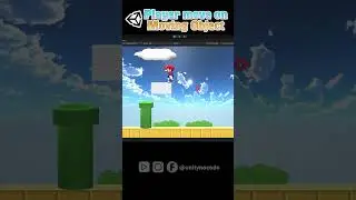 Basic Unity : Player move on Moving Object #gamedev #madewithunity  #unitynocode #visualscripting