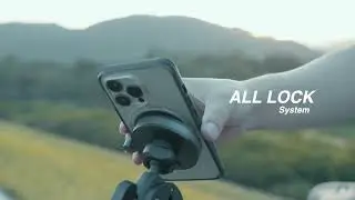 【Lamicall】ALL LOCK: Magnetic Phone Mount System. Tap, Lock, Rock it!