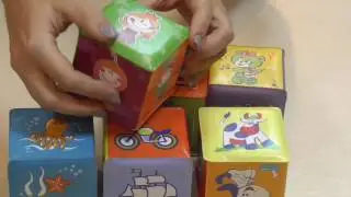 Набор мягких кубиков, 6 штук 2817 Canpol babies