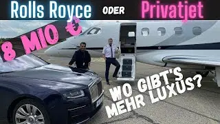 Private jet for €8 million versus Rolls Royce Ghost 🛩 | Where can you find more luxury? | Hamid M...